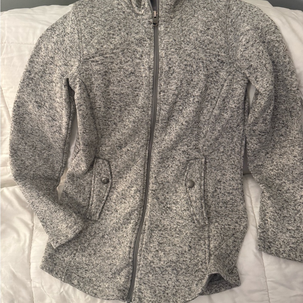 Gray Zip-Up Jacket